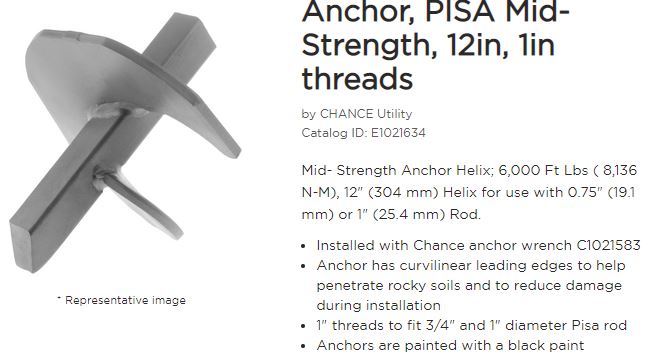 Anchor 12in Midstrength
